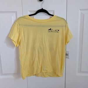 Disney The Lion King Yellow Short Sleeve Tee